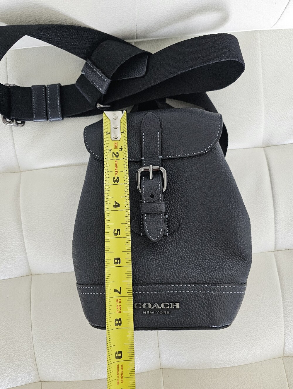 Authentic COACH Leather Mini Backpack Crossbody Bag - Picture 11 of 14